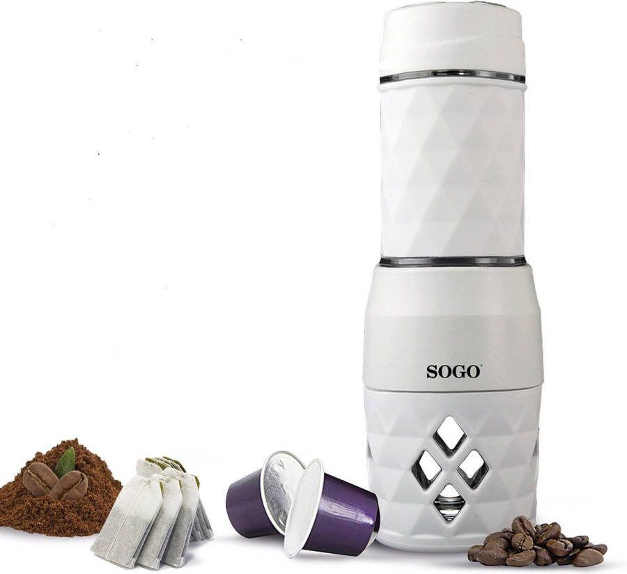 Sogo Draagbare Handmatige Koffiezetter on the go geen stroom en batterijen nodig