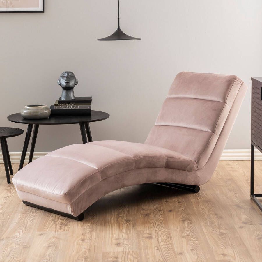 Sohome Relaxfauteuil Joannie Velvet Dusty Rose