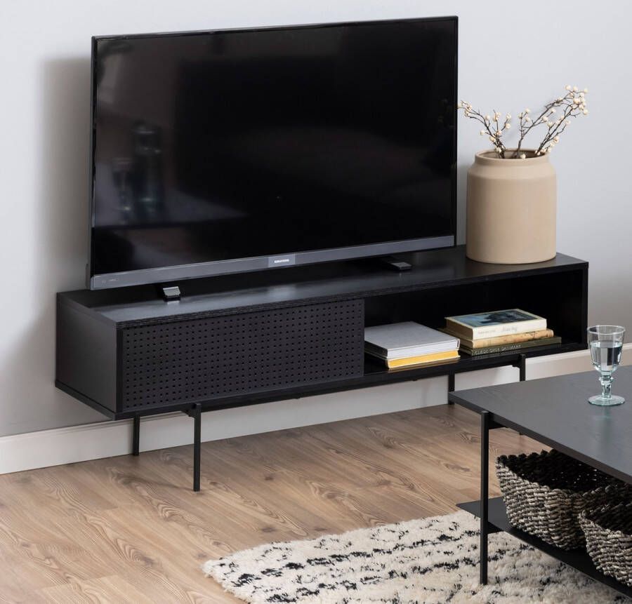 Sohome TV-meubel 'Jennah' 140cm kleur Zwart