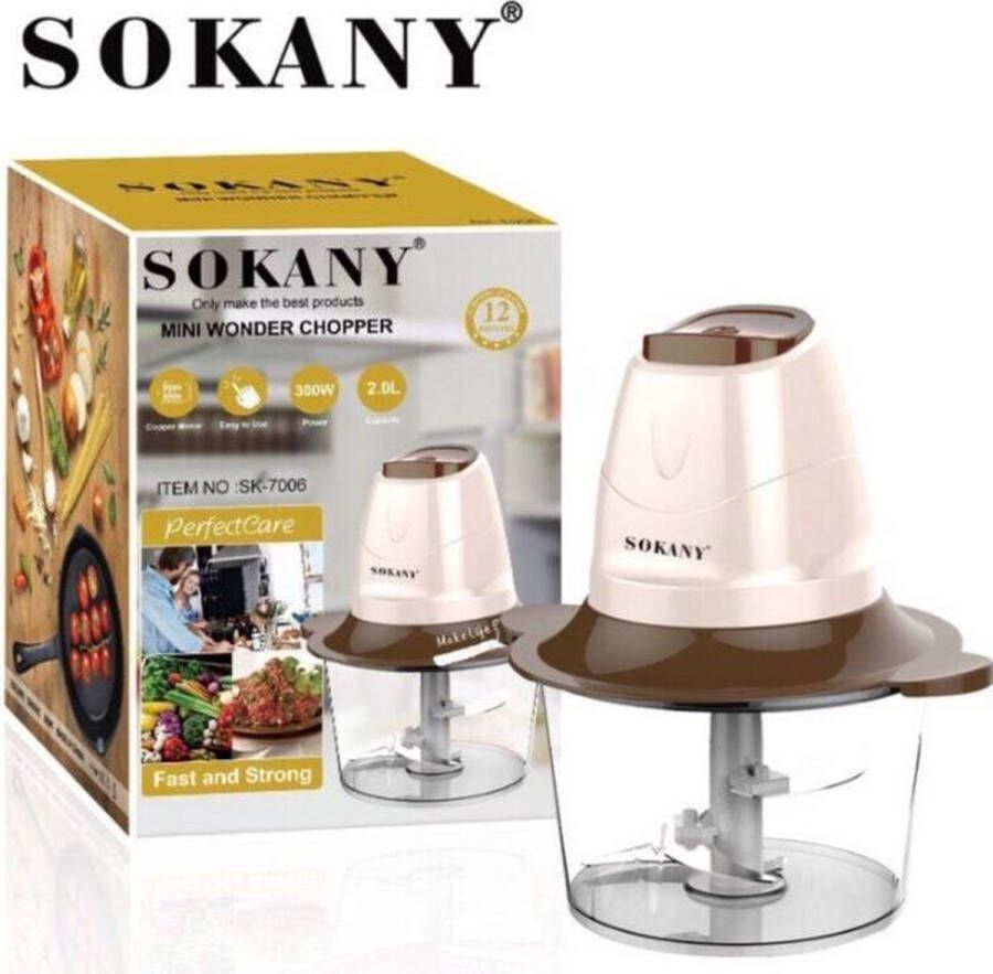 Sokany -Mini Hakmolen Mini Blender Mini Wonder Chopper Blender Wonder Chpper Black Friday 2023 Deals