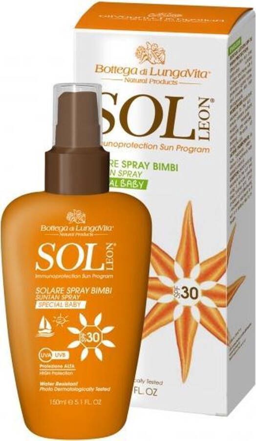 SOL Léon Sun Protection Body Spray SPF30 High | Special Baby (150ml)