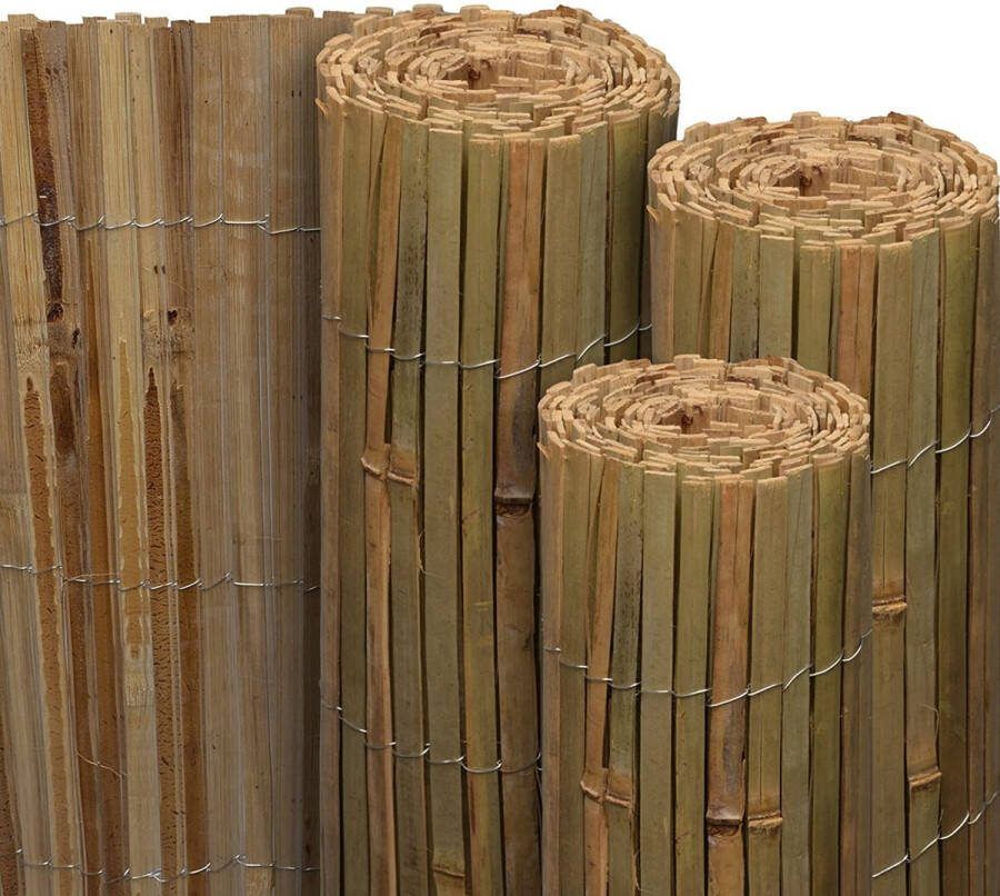 Sol Royal B89 – Privacyscherm Bamboe 160x600cm – FSC 100% Natuurlijk Weerbestendig Bamboemat – Tuinscherm