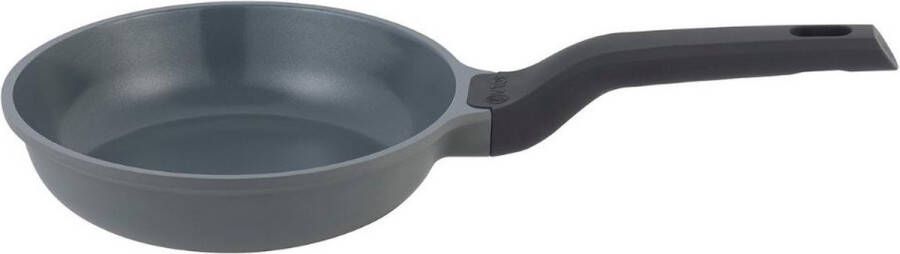 Sola Ceramica Koekenpannen Ø 20 cm Aluminium Koekenpannen Inductie Geschikt voor Elke Warmtebron Zwart Antiaanbaklaag