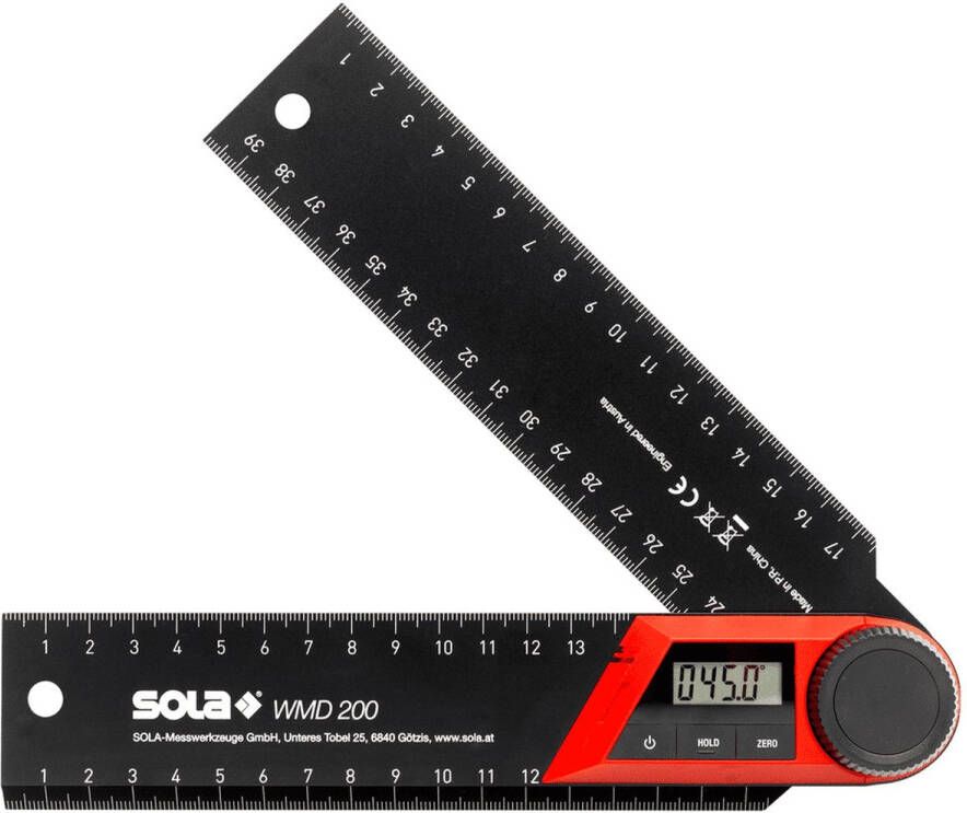 Sola Digitale Hoekmeter WMD200 200mm