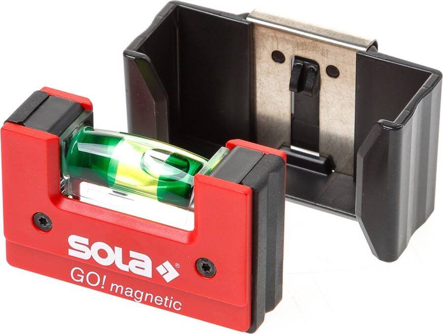 Sola GO! magnetic CLIP Compacte waterpas met gordelclip magnetisch
