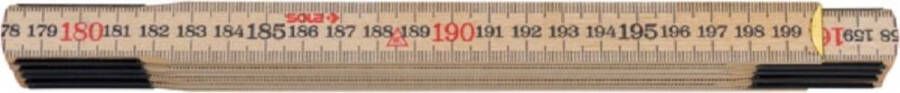 Sola HC 2 10 Duimstok hout blank 2m