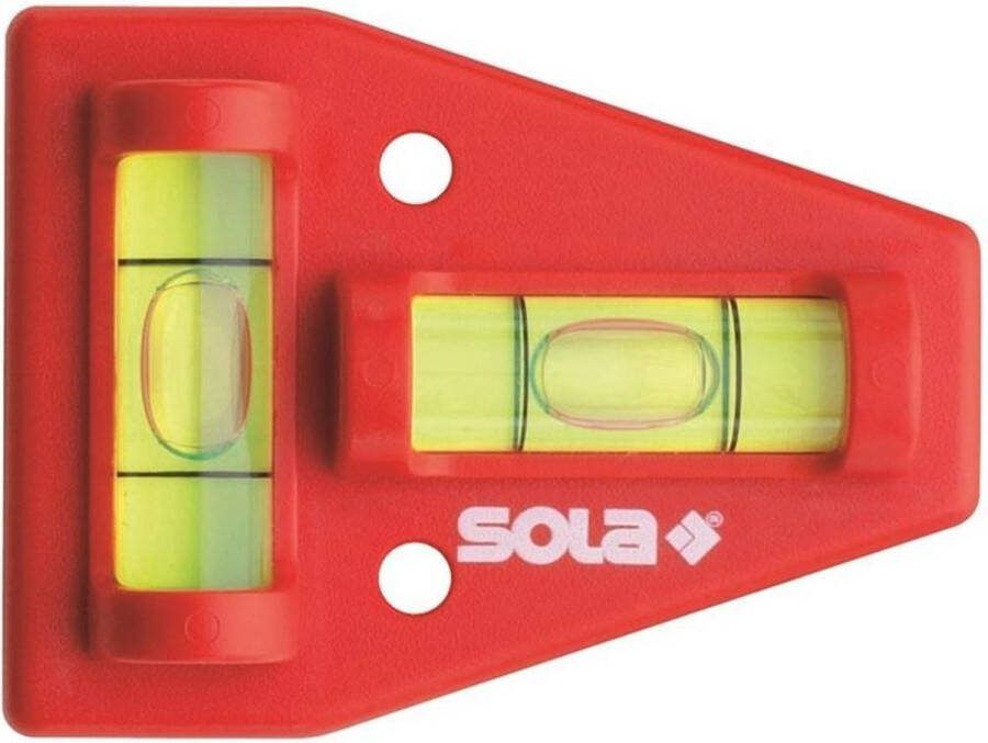 Sola Kruiswaterpas K5 2-weg Kunststof 45x60mm. Voor het stellen van o.a. Wasmachine Wasdroger Caravan Vouwwagen