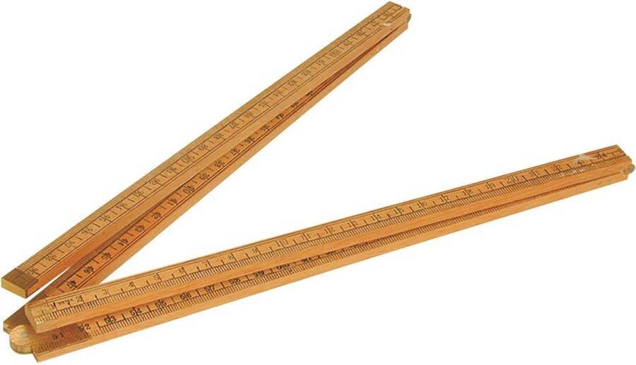 Sola S 1 4 Timmermans duimstok hout blank 1m