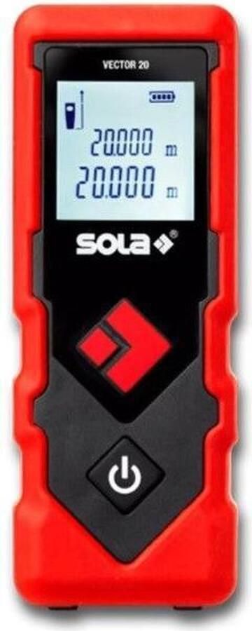 Sola Vector laser afstandmeter 20m nauwkeurigheid + -2mm