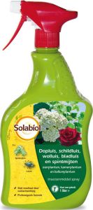 Solabiol Insectenmiddel Spray 1 L Bestrijdingsmiddel tegen Luizen en Spintmijten Voor Sierplanten Kamerplanten en Balkonplanten