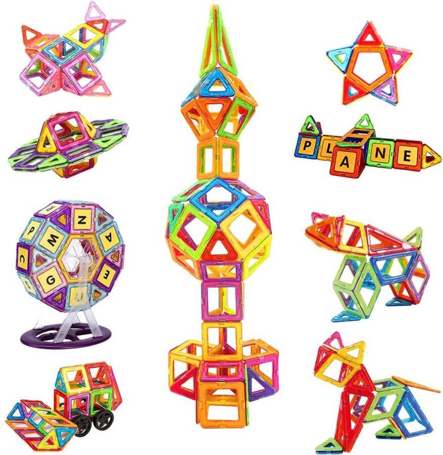 Solacis Magneet speelgoed Magneetspeelgoed Magneet speelgoed constructie Magneet speelgoed bouwen blokken Must have!