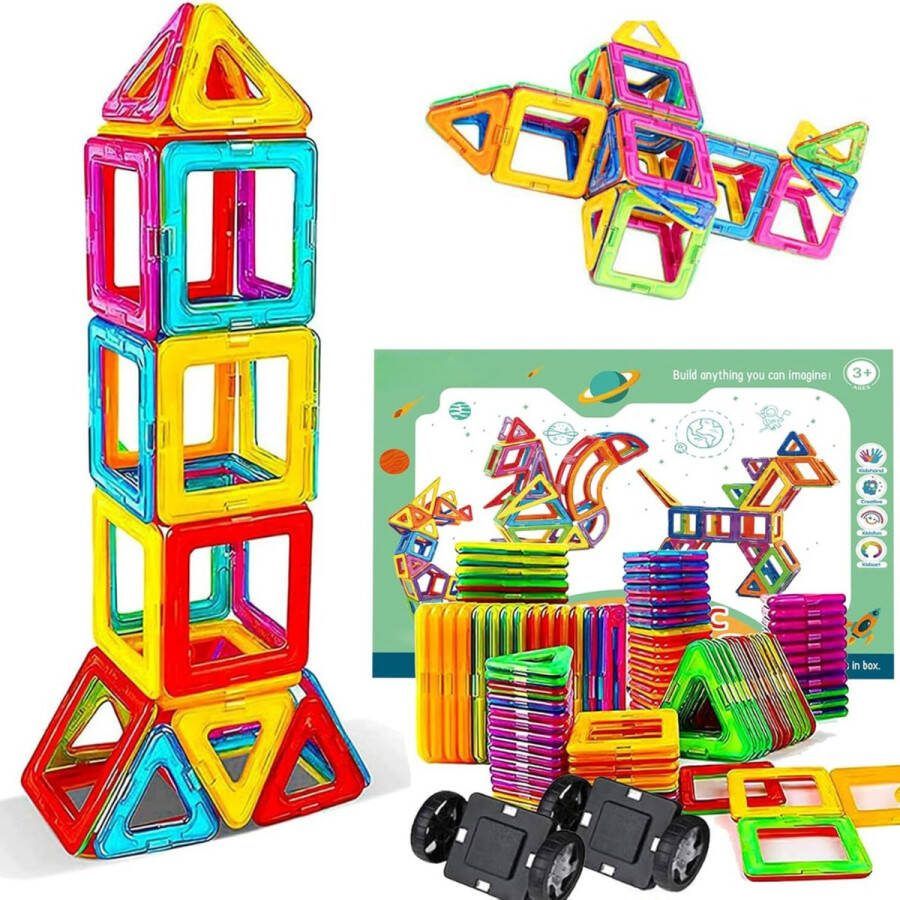 Solacis Magneet speelgoed Magneetspeelgoed Magneet speelgoed constructie Magneet speelgoed bouwen blokken Must have!