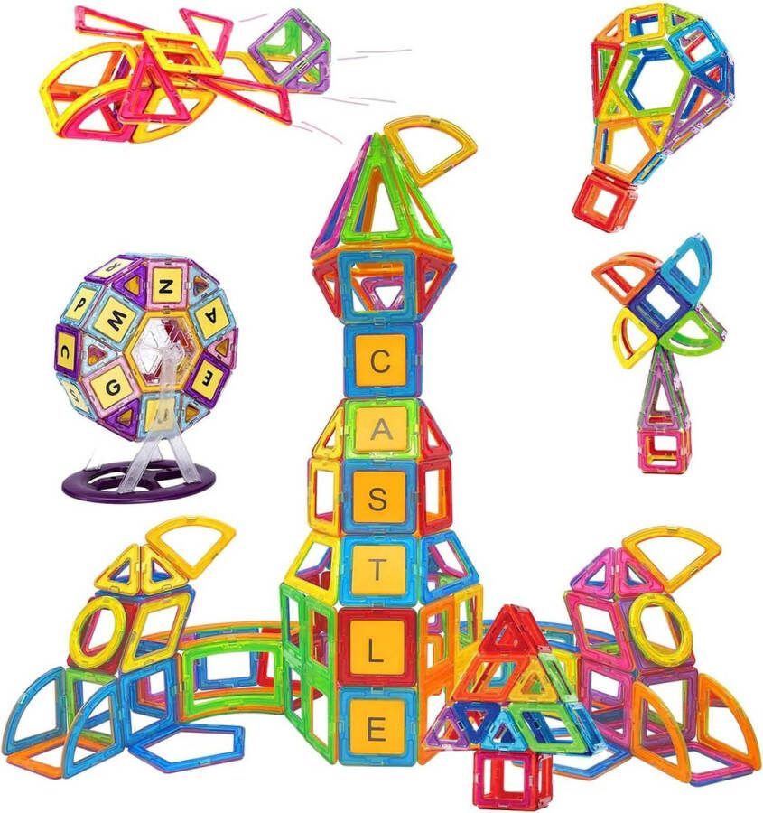 Solacis Magneet speelgoed Magneetspeelgoed Magneet speelgoed constructie Magneet speelgoed bouwen blokken Must have!
