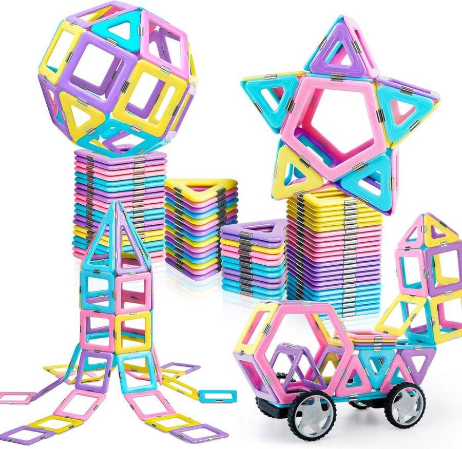 Solacis Magneet speelgoed Magneetspeelgoed Magneet speelgoed constructie Magneet speelgoed bouwen blokken Must have!