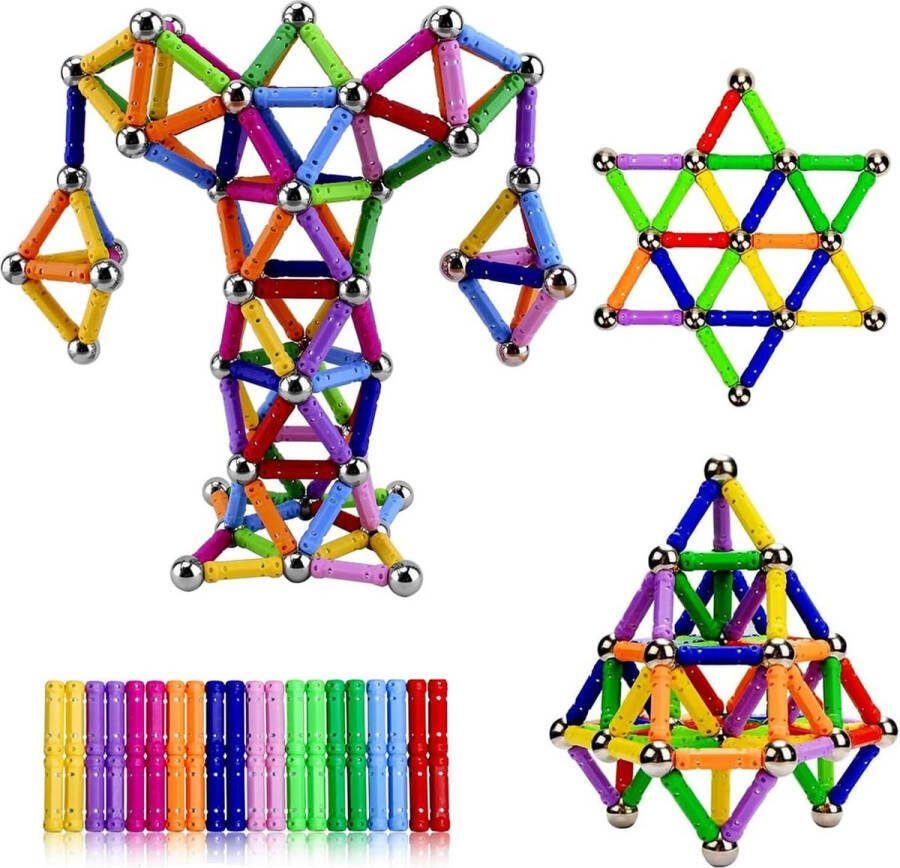 Solacis Magneet speelgoed Magneetspeelgoed Magneet speelgoed constructie Magneet speelgoed bouwen blokken Must have!