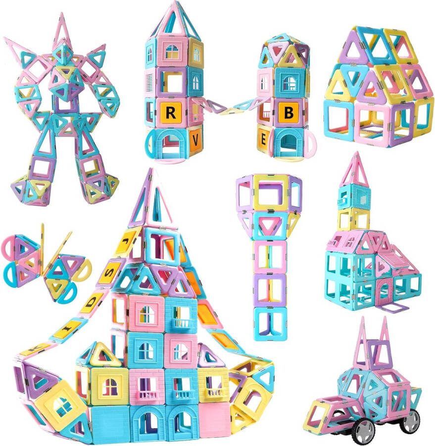 Solacis Magneet speelgoed Magneetspeelgoed Magneet speelgoed constructie Magneet speelgoed bouwen blokken Must have!