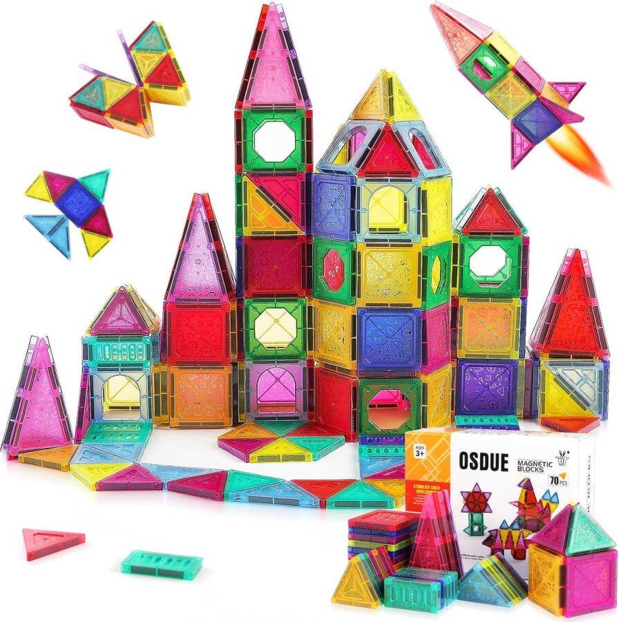 Solacis Magneet speelgoed Magneetspeelgoed Magneet speelgoed constructie Magneet speelgoed bouwen blokken Must have!