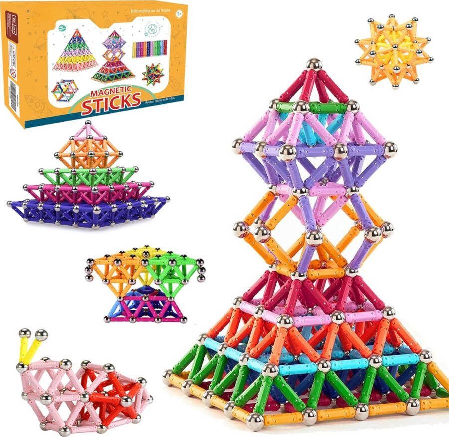 Solacis Magneet speelgoed Magneetspeelgoed Magneet speelgoed constructie Magneet speelgoed bouwen blokken Must have!