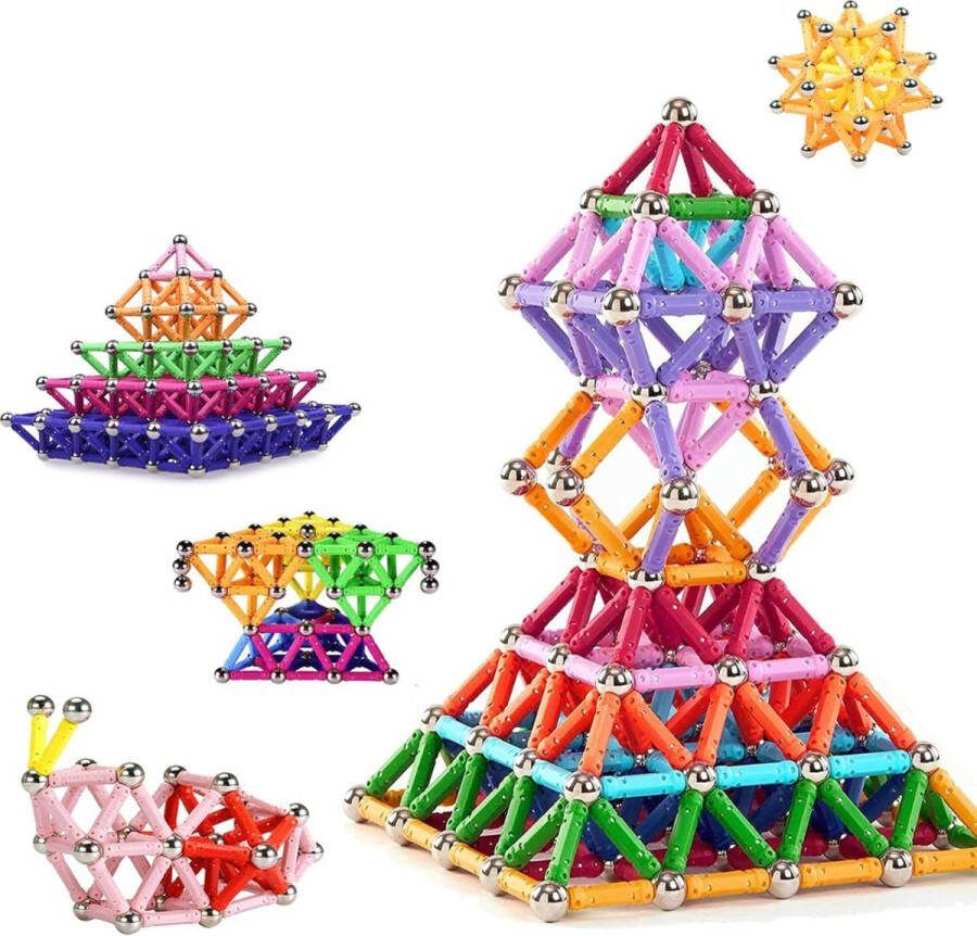 Solacis Magneet speelgoed Magneetspeelgoed Magneet speelgoed constructie Magneet speelgoed bouwen blokken Must have!