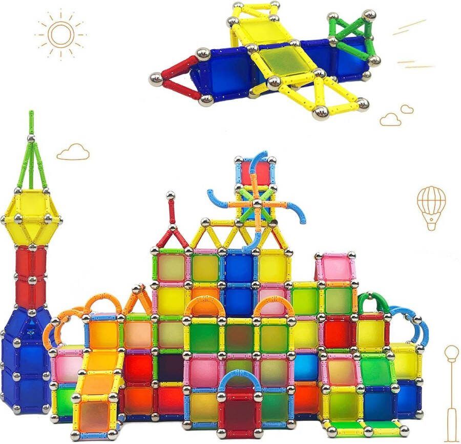 Solacis Magneet speelgoed Magneetspeelgoed Magneet speelgoed constructie Magneet speelgoed bouwen blokken Must have!