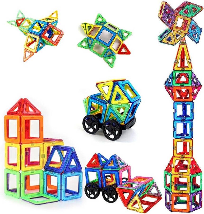 Solacis Magneet speelgoed Magneetspeelgoed Magneet speelgoed constructie Magneet speelgoed bouwen blokken Must have!
