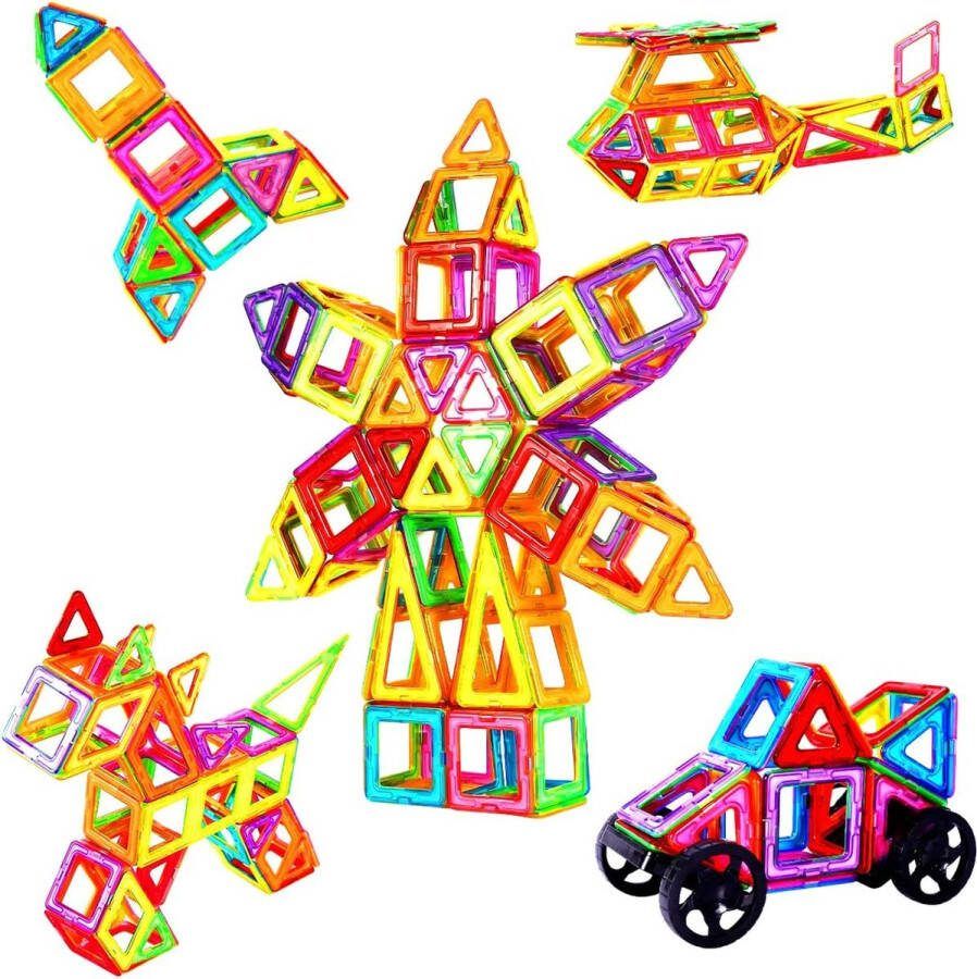 Solacis Magneet speelgoed Magneetspeelgoed Magneet speelgoed constructie Magneet speelgoed bouwen blokken Must have!