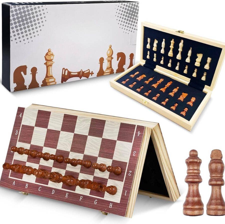 Solacis Magnetisch schaakspel Magnetisch schaakbord Reis schaakspel Schaken Schaakspel Must have!