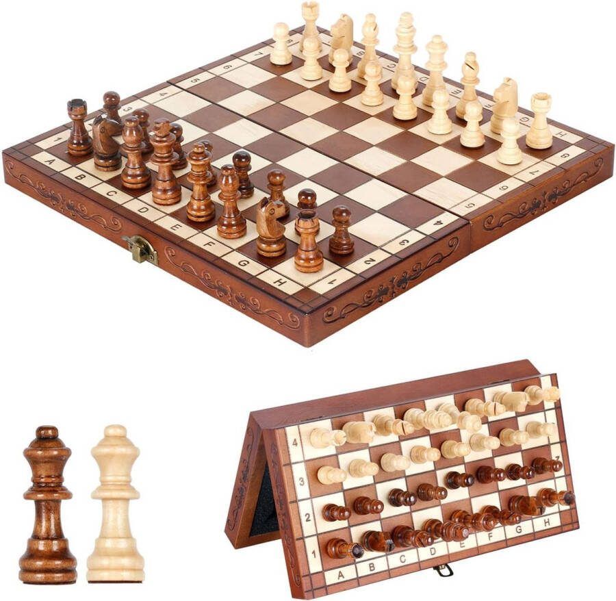 Solacis Magnetisch schaakspel Magnetisch schaakbord Reis schaakspel Schaken Schaakspel Must have!