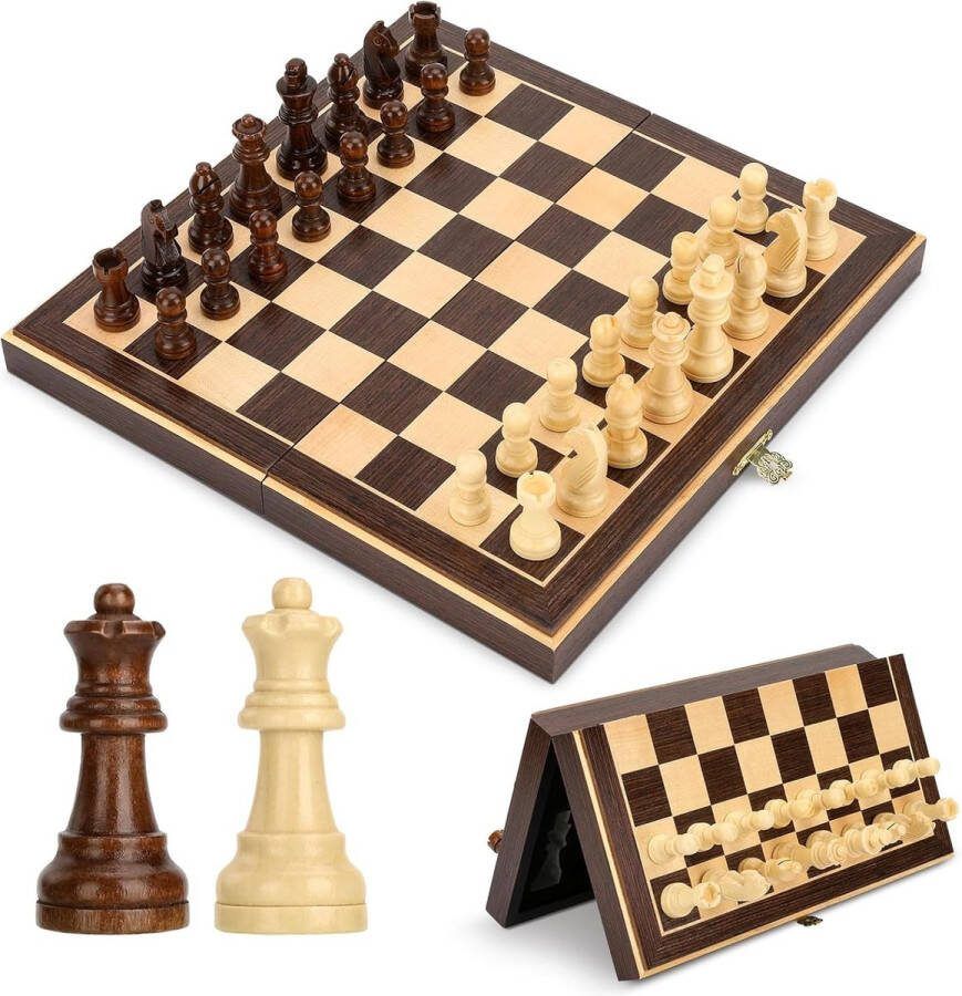 Solacis Magnetisch schaakspel Magnetisch schaakbord Reis schaakspel Schaken Schaakspel Must have!