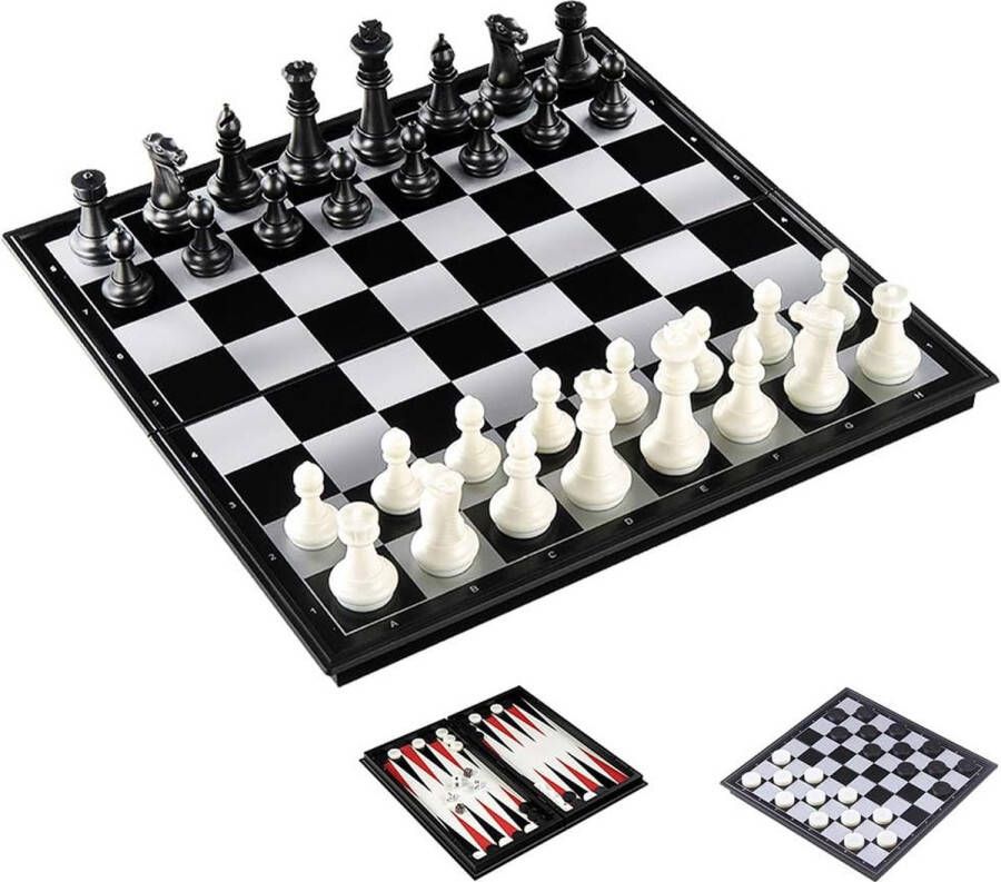 Solacis Magnetisch schaakspel Magnetisch schaakbord Reis schaakspel Schaken Schaakspel Must have!