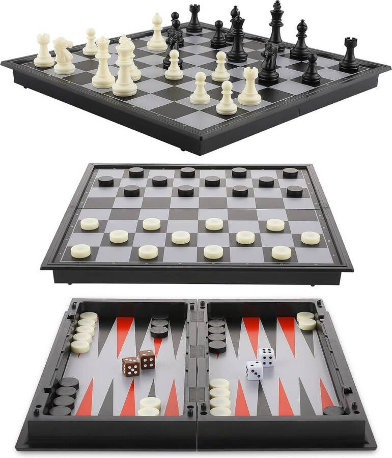 Solacis Magnetisch schaakspel Magnetisch schaakbord Reis schaakspel Schaken Schaakspel Must have!