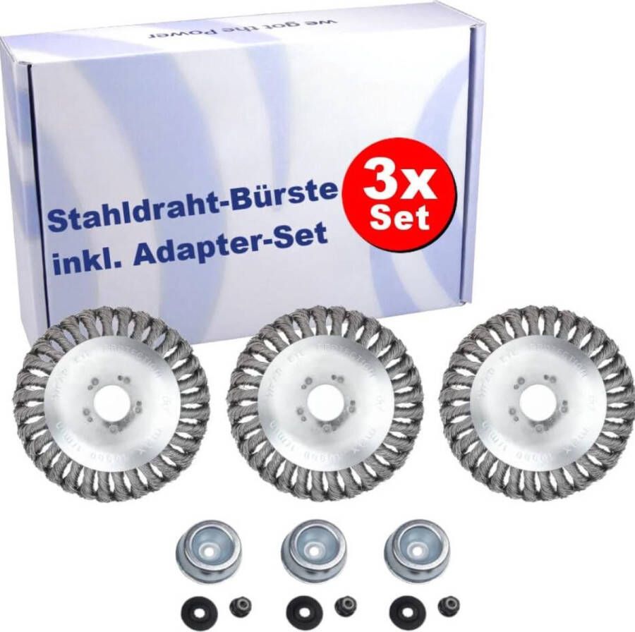 Solacis Onkruidborstel Bosmaaier Onkruidborstel bosmaaier Onkruidborstel voor bosmaaier Onkruid borstel Must have om onkruid te verwijderen!