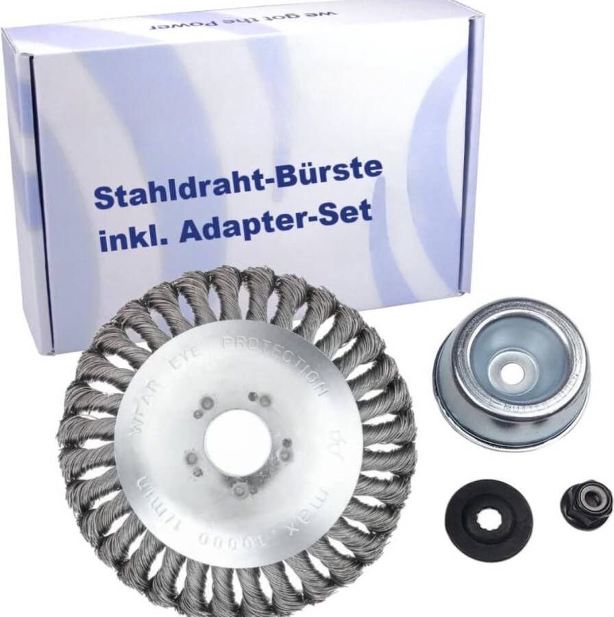 Solacis Onkruidborstel Bosmaaier Onkruidborstel bosmaaier Onkruidborstel voor bosmaaier Onkruid borstel Must have om onkruid te verwijderen!