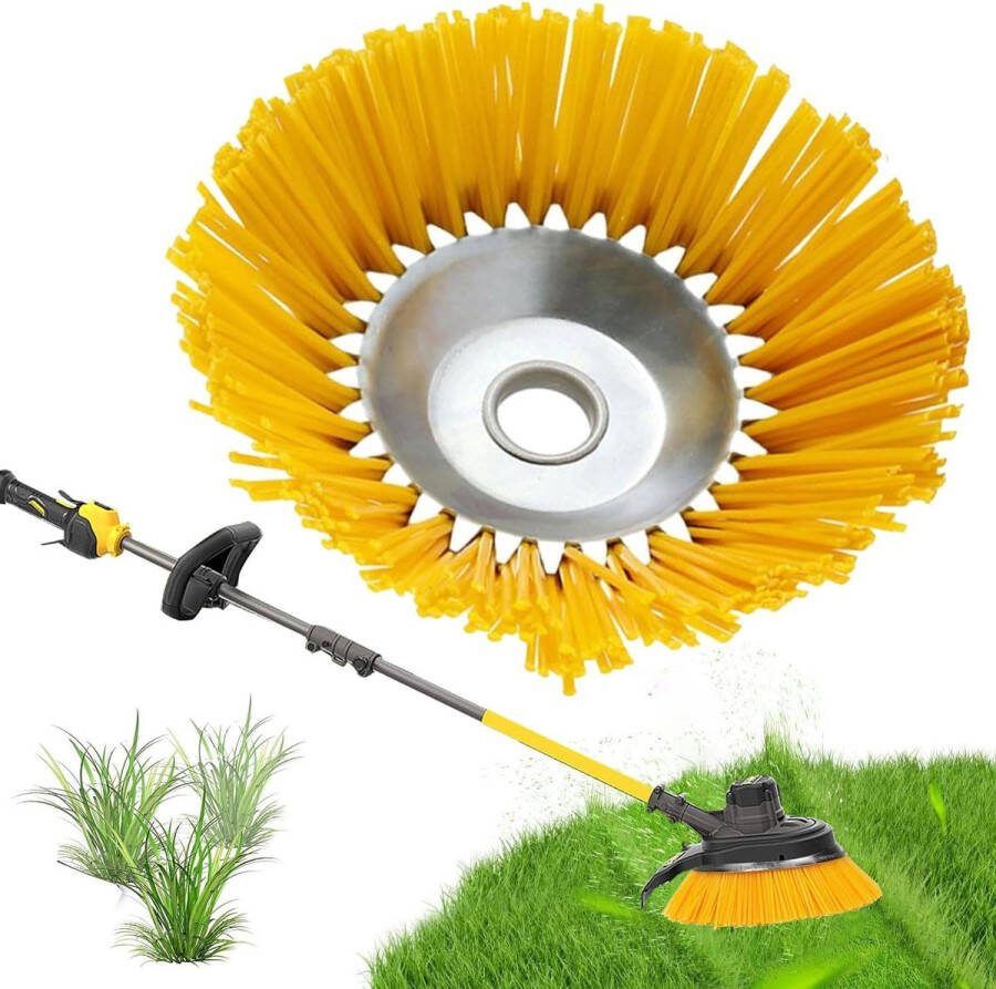 Solacis Onkruidborstel Bosmaaier Onkruidborstel bosmaaier Onkruidborstel voor bosmaaier Onkruid borstel Must have om onkruid te verwijderen!