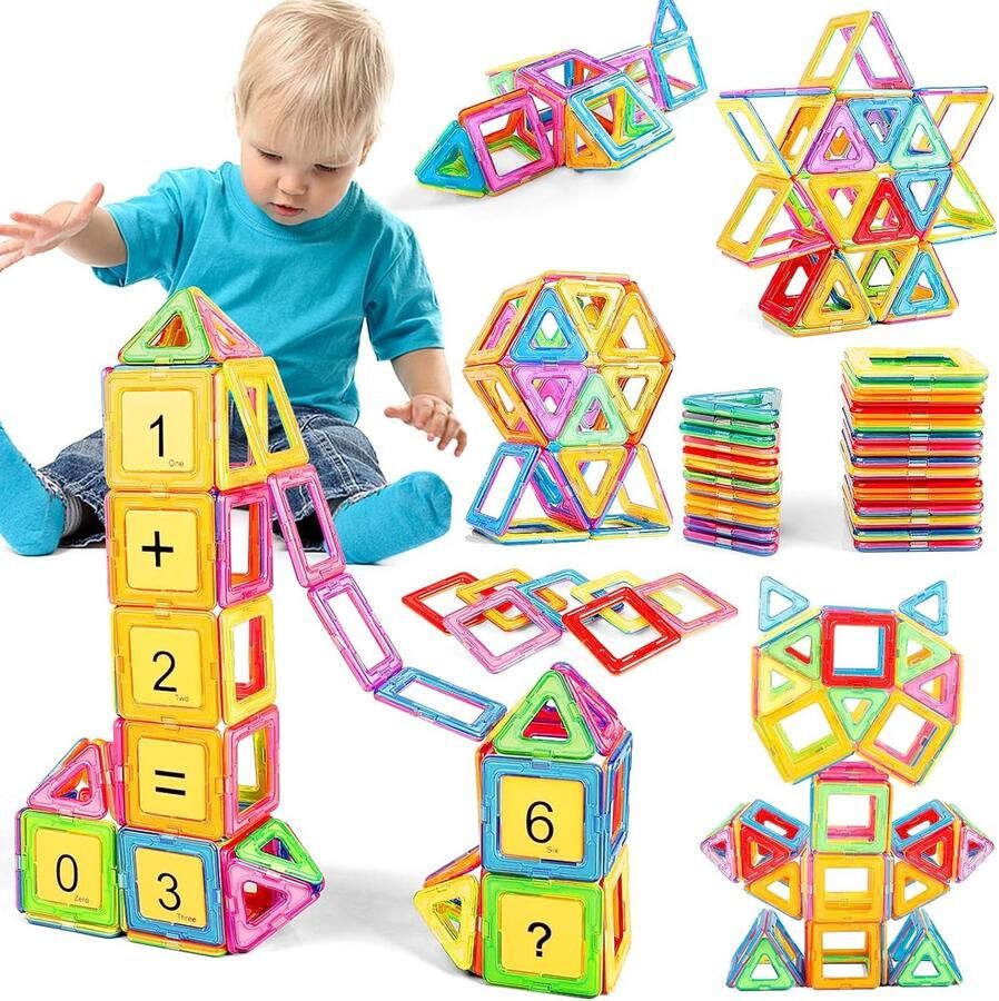 Solacis Magneet speelgoed Magneetspeelgoed Magneet speelgoed constructie Magneet speelgoed bouwen blokken Must have!