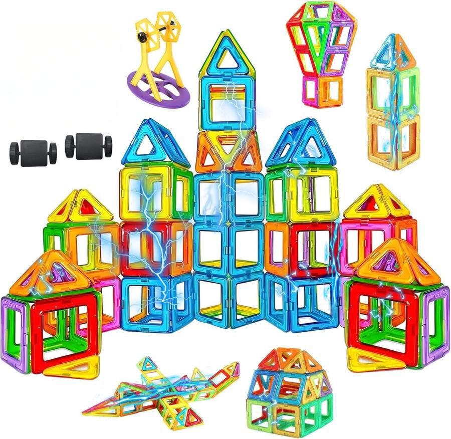 Solacis Magneet speelgoed Magneetspeelgoed Magneet speelgoed constructie Magneet speelgoed bouwen blokken Must have!