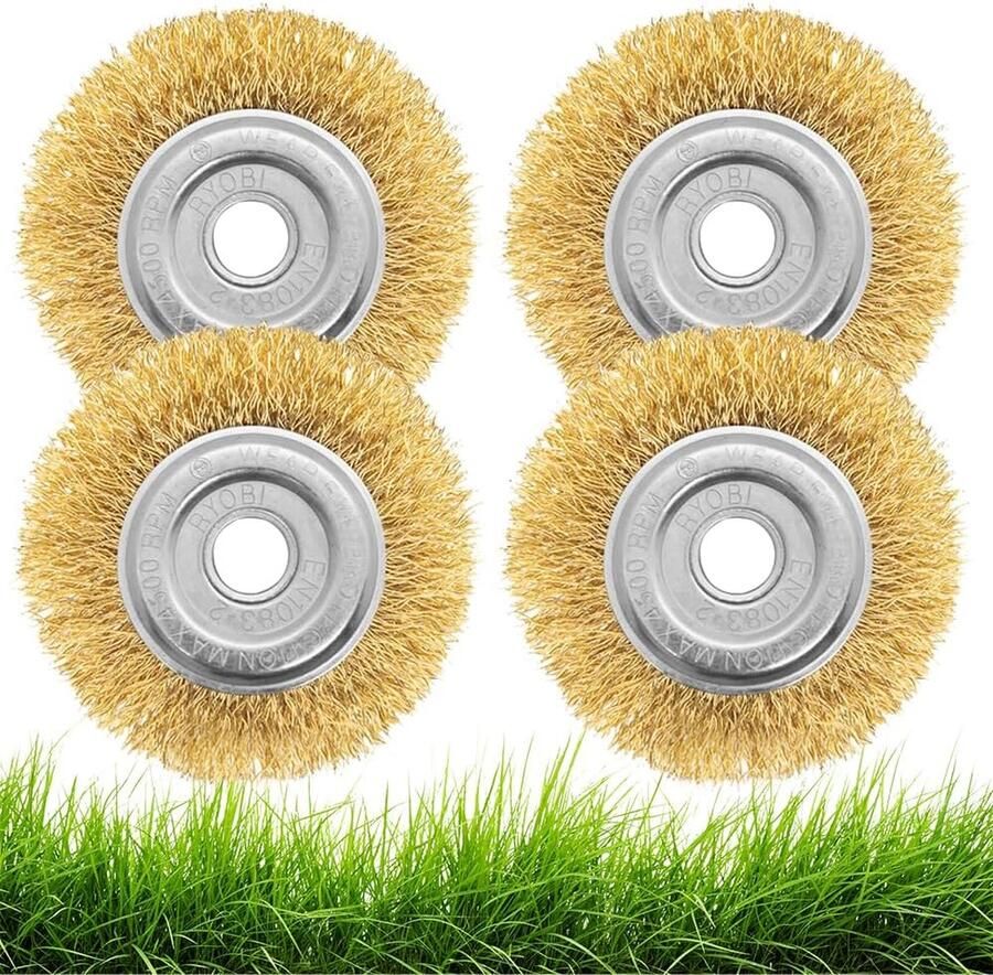Solacis Onkruidborstel Bosmaaier Onkruidborstel bosmaaier Onkruidborstel voor bosmaaier Onkruid borstel Must have om onkruid te verwijderen!