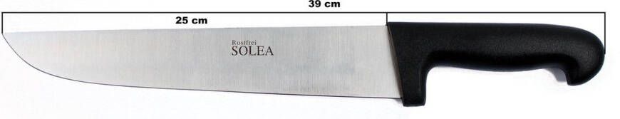 Solea Slagersmes 25 cm roestvrijstaal met PA heft