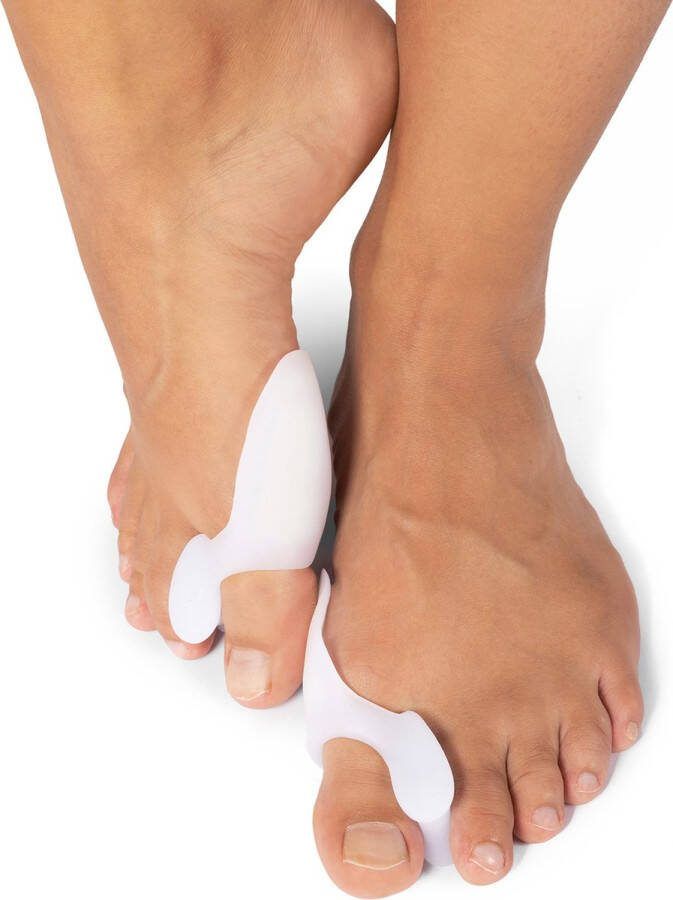 Solelution Valgomed Original Teenspreider Zachte Teen Corrector voor Hallux Valgus Correct Toes Set van 2