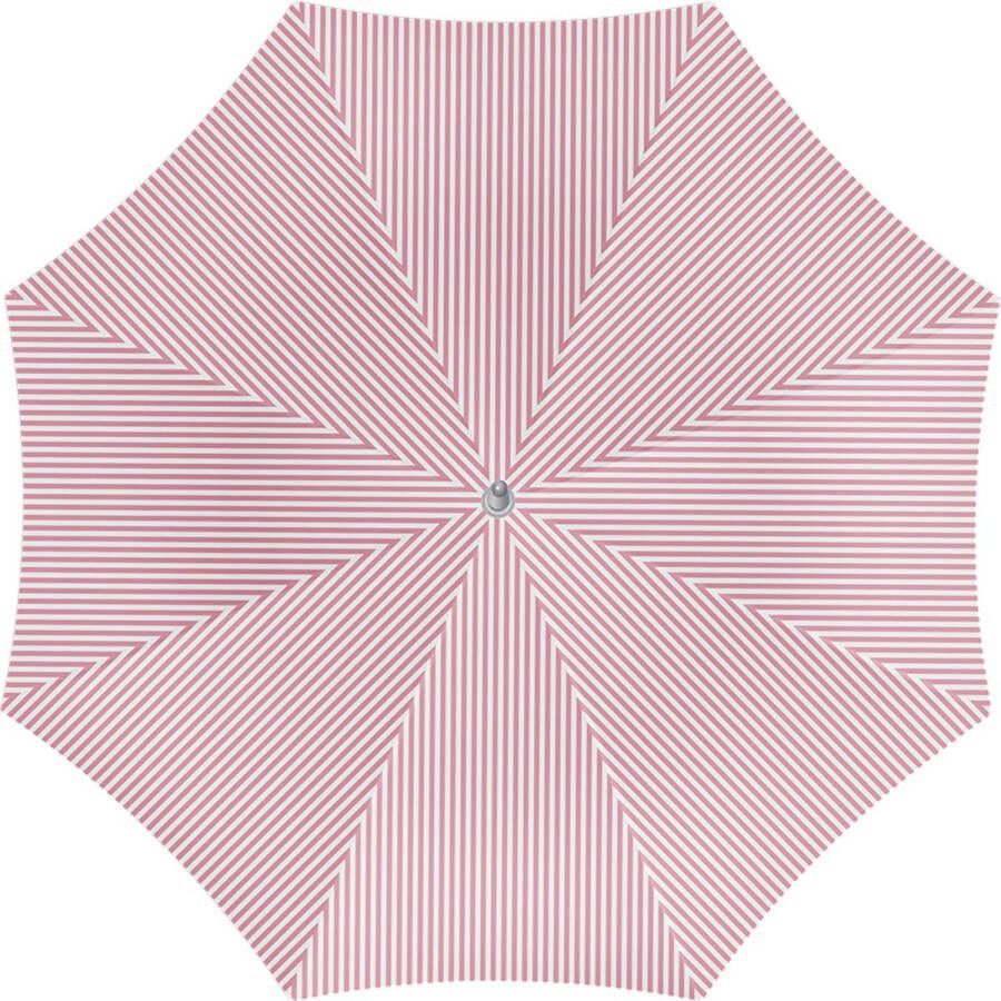 Solfang Strandparasol Rayures 180 cm polyester roze