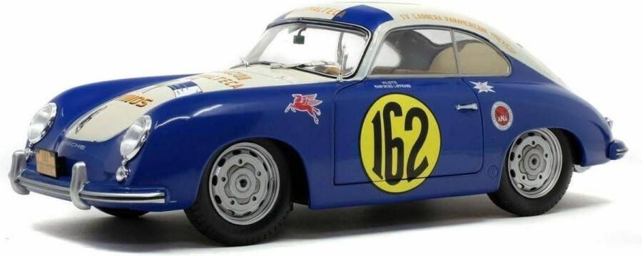 Solido Porsche 356 Panamericana Race 1953 #162 (Blauw Creme) (25 cm) 1 18 {Modelauto Schaalmodel Model auto Miniatuurauto Miniatuurautos}