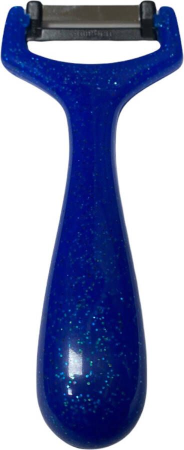 Solingen Dunschiller Blauw Glitter aardappelschiller