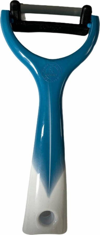 Solingen Dunschiller Kunststof (Turquoise-wit) aardappelschiller