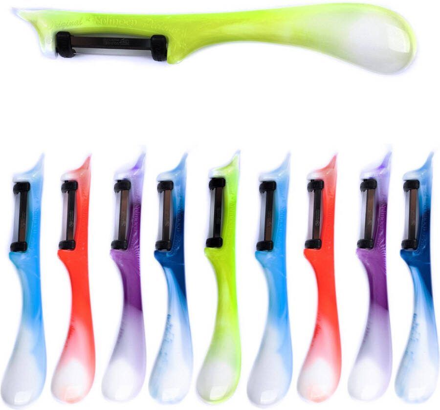 Solingen Dunschiller Star Dubbel Mes 19 cm Bi-Color Mix 10 stuks