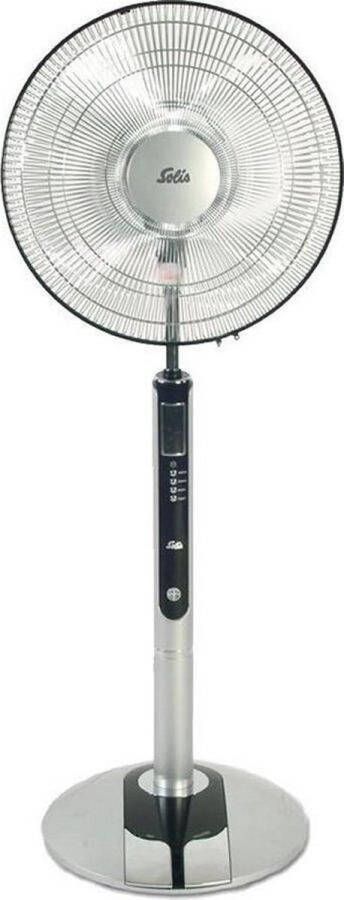 Solis Fan-Tastic 750 Statiefventilator Ventilator Staand Met Afstandsbediening 130 cm Hoog Grijs Zwart