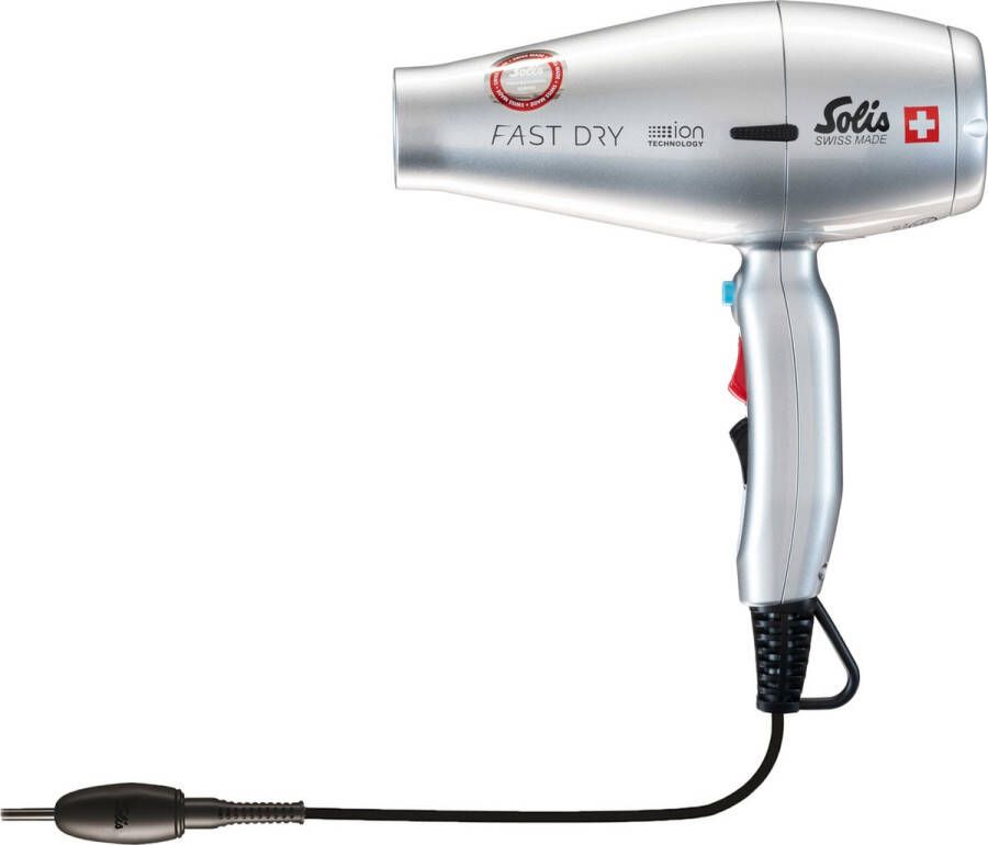 Solis Haardroger Fast Dry Zilver | Haardroger | Verzorging&Beauty Haarverzorging | 7611210968160