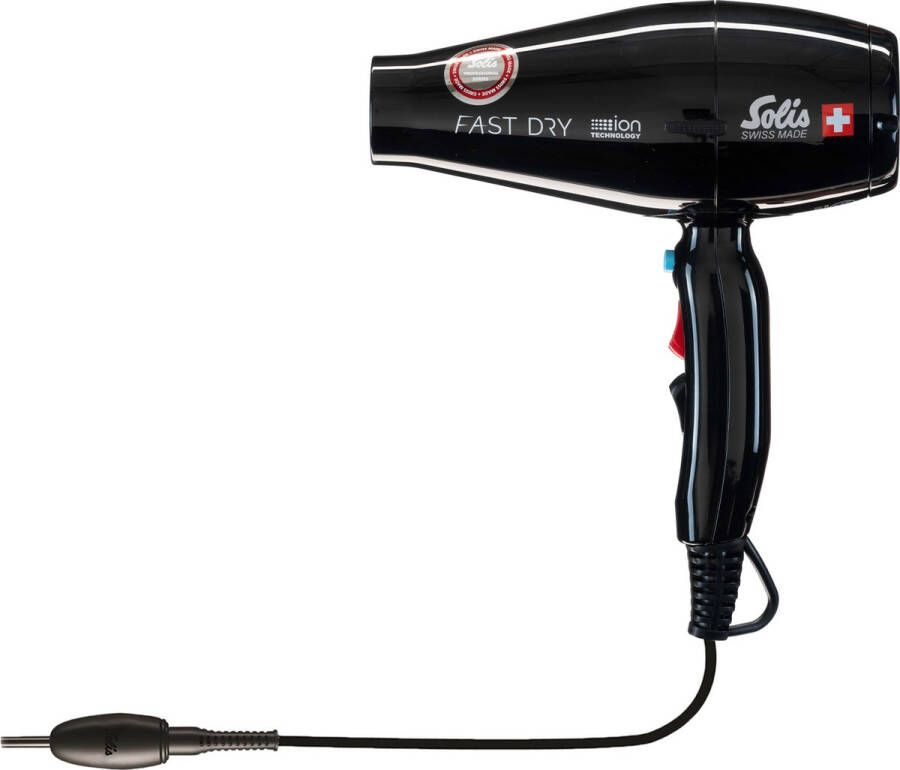 Solis Haardroger Fast Dry Zwart | Haardroger | Verzorging&Beauty Haarverzorging | 7611210968153