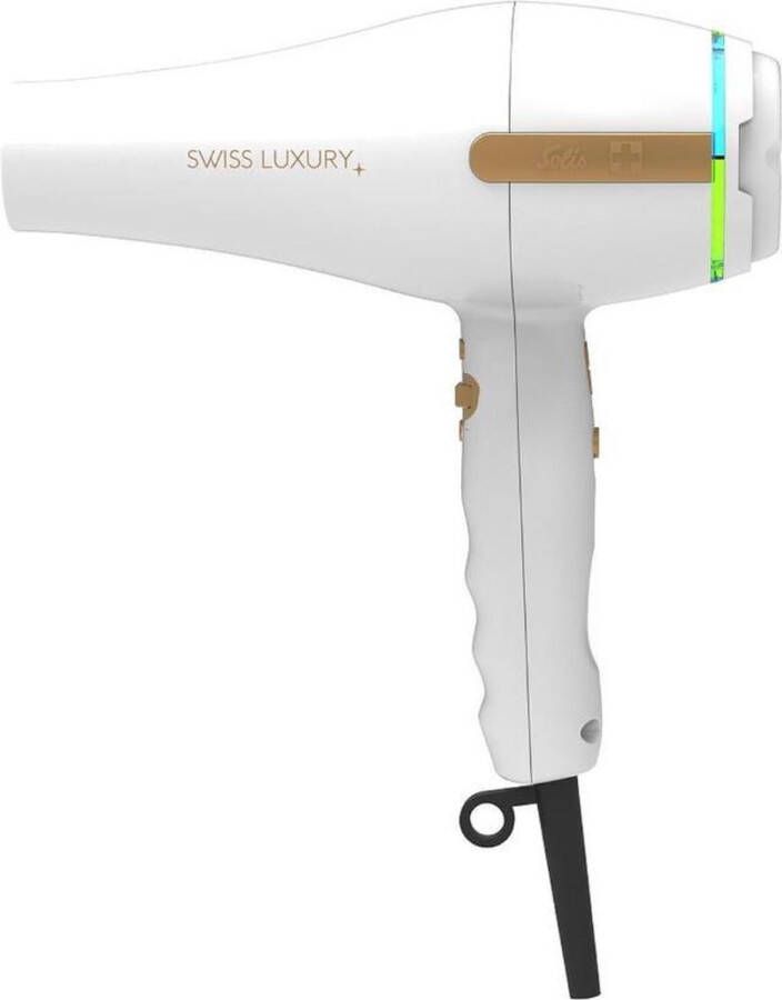 Solis Swiss Luxury 3800 Ionische Haardroger Föhn Wit