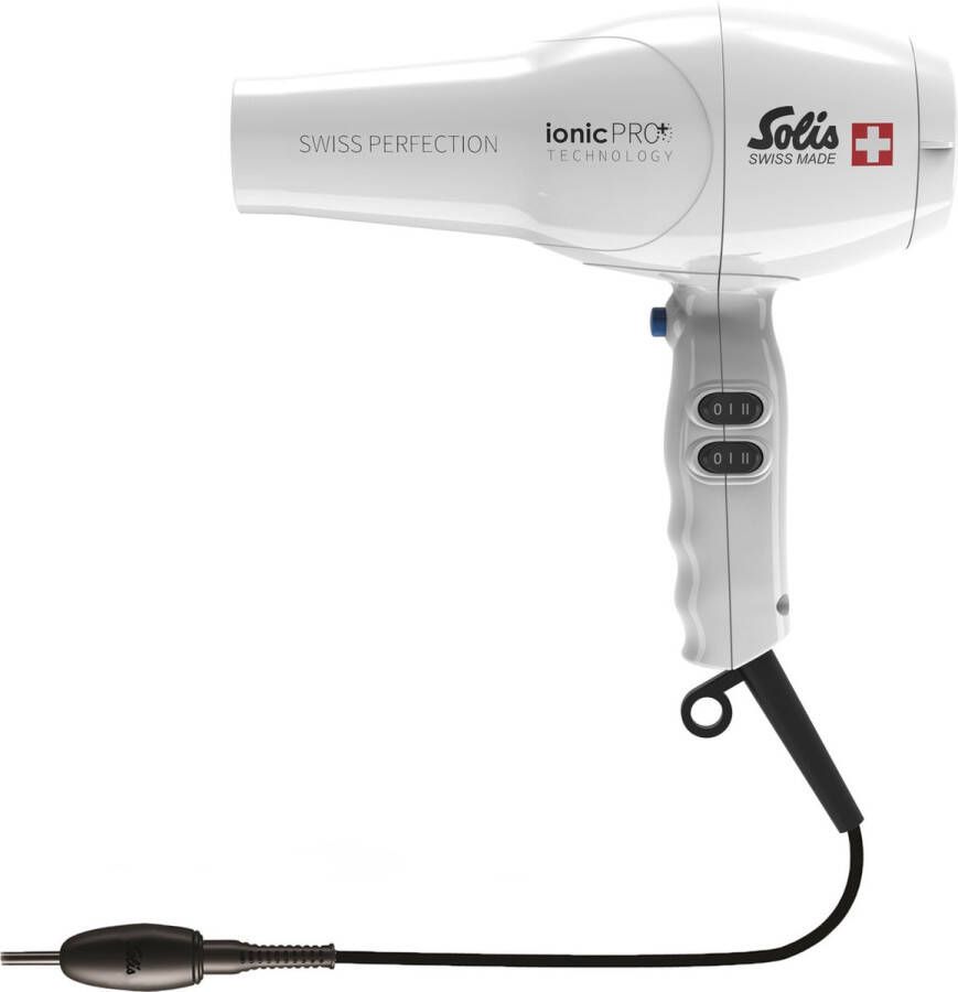 Solis Swiss Perfection 360º ionicPRO 440 Föhn Haardroger Professional Wit