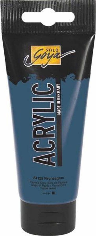 Solo Goya Paynes Grijze Acrylverf 100ml tube Hoge kwaliteit A-merk